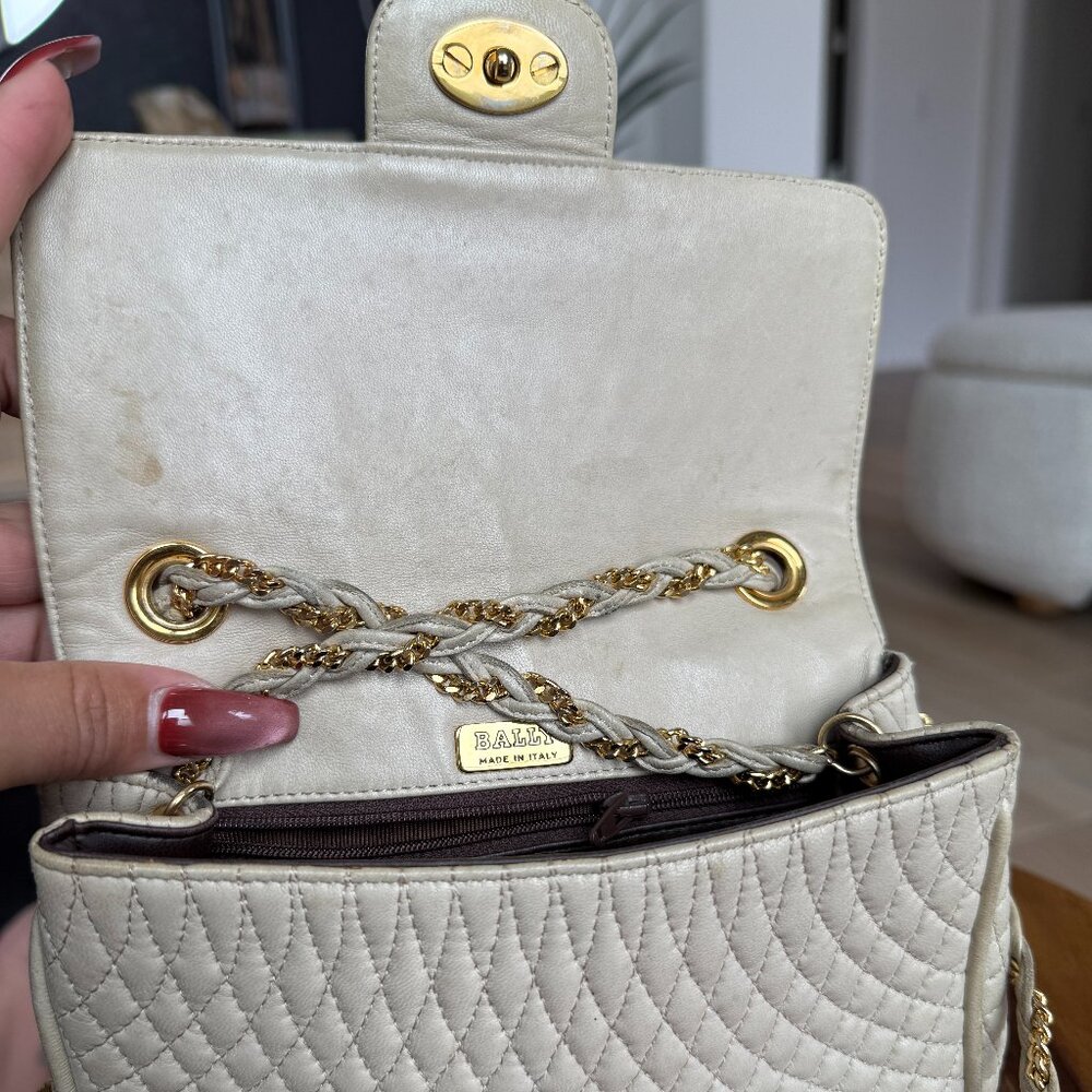 Pre - Loved Quilted Bally Crossbody - Picture 6 of 6